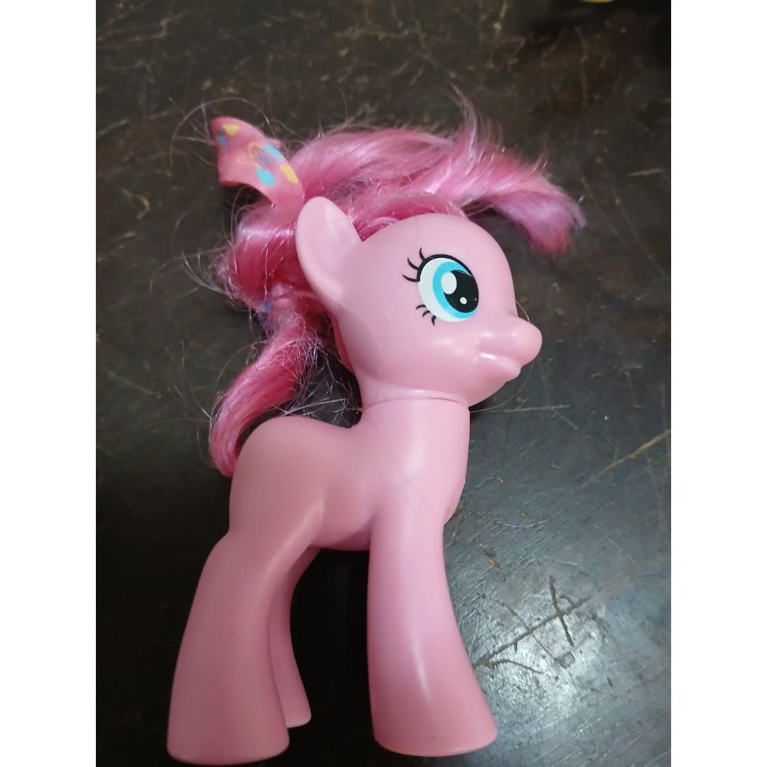 2007 G3 PINKIE PIE My Little Pony Hasbro MLP Pink Pony Pink Hair Heart on Leg - Thumbnail 2