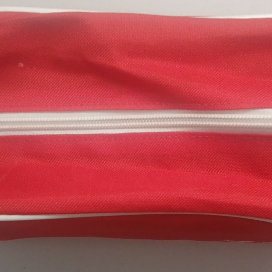 Vintage 1990s Old Spice Classic Red & White Small Travel Toiletry Zipper Bag - Thumbnail 2