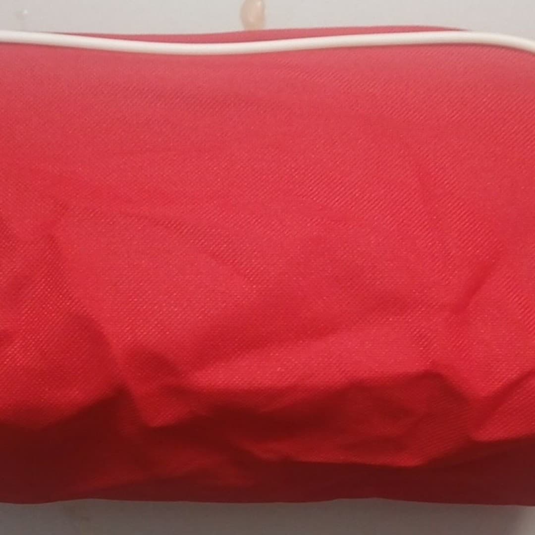 Vintage 1990s Old Spice Classic Red & White Small Travel Toiletry Zipper Bag - Thumbnail 4