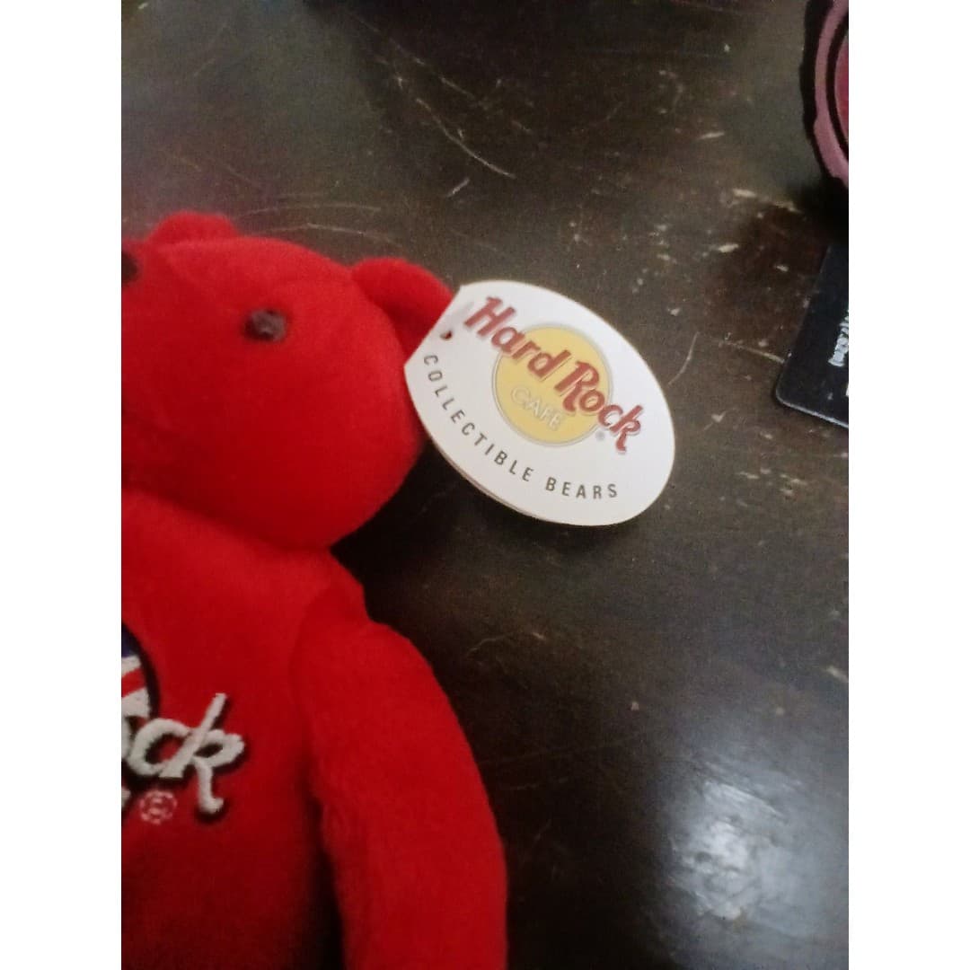 Hard Rock Cafe "Rita Beara" collectible teddy bear Orlando vintage - Thumbnail 2