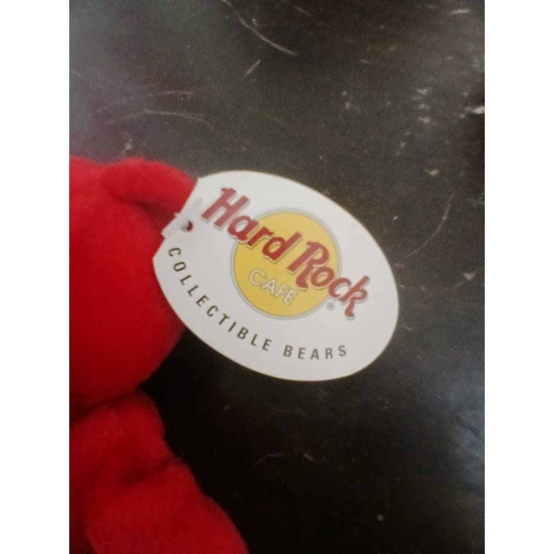 Hard Rock Cafe "Rita Beara" collectible teddy bear Orlando vintage - Thumbnail 3