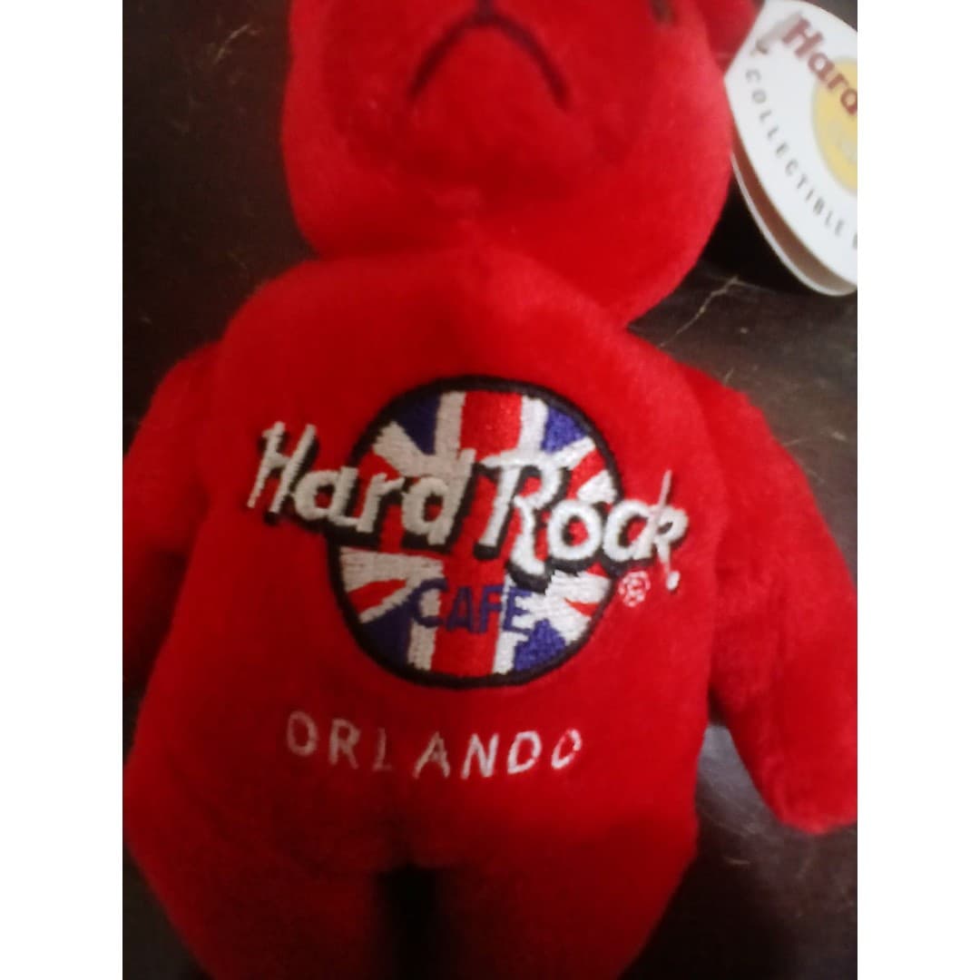 Hard Rock Cafe "Rita Beara" collectible teddy bear Orlando vintage - Thumbnail 9