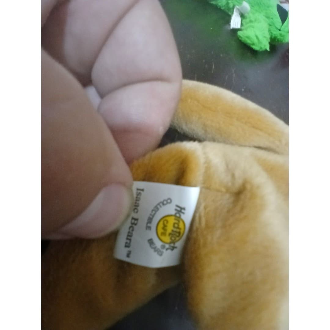 Hard Rock Cafe "Isaac Beara" New York City collectible teddy bear nwt 1999 - Thumbnail 4