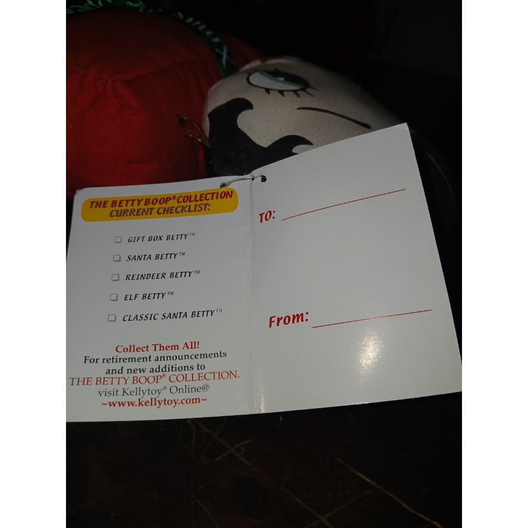 Betty Boop Christmas gift Do Not Open Until Xmas Kellytoy vintage plush doll nwt - Thumbnail 5