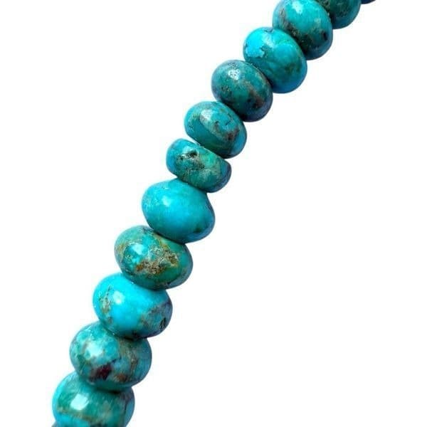 JAY KING DTR Mine Finds Genuine Turquoise Gemstone Copper Rose Gold Tone Bib Sta - Thumbnail 3