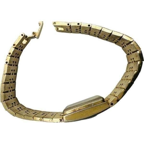 JALGA Heart Shaped Dial 10K Gold Plated Watch Manual Wind Up 1960s-1970s Antimag - Thumbnail 9