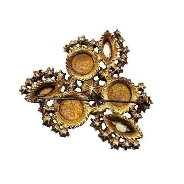 JULIANA D&E SCHREINER Glass Opal Dragons Breath Jelly Stone Aurora Borealis Broo - Thumbnail 4