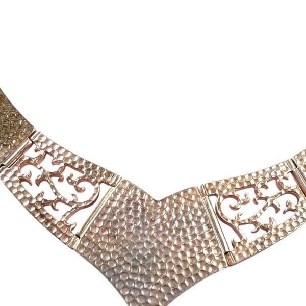 JAY KING DTR Mine Finds Genuine Turquoise Gemstone Copper Rose Gold Tone Bib Sta - Thumbnail 10