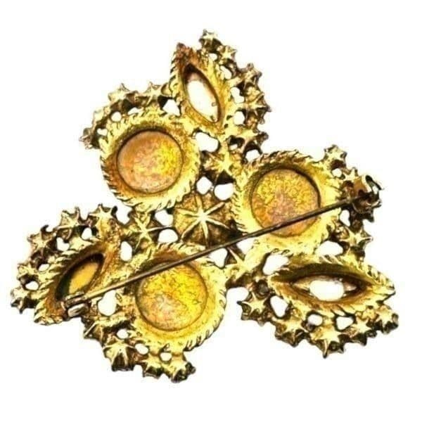 JULIANA D&E SCHREINER Glass Opal Dragons Breath Jelly Stone Aurora Borealis Broo - Thumbnail 9