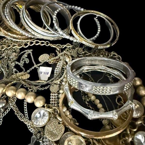 Modern Costume Jewelry Bulk Jewelry Curated Lot Necklaces Bracelets Bangles Rese - Thumbnail 2