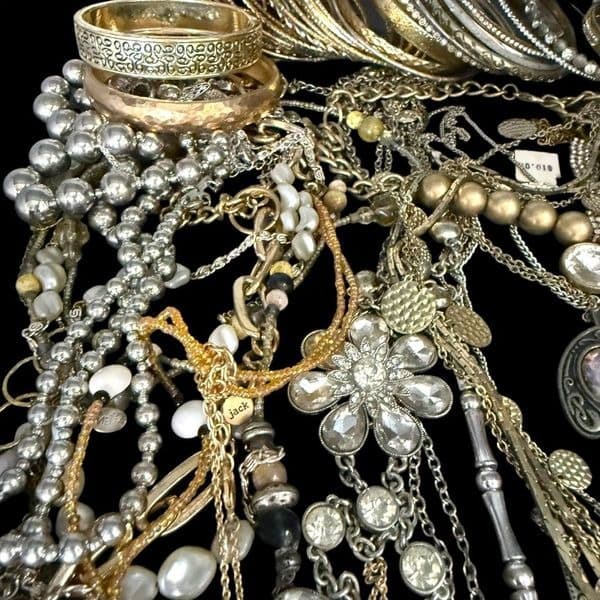 Modern Costume Jewelry Bulk Jewelry Curated Lot Necklaces Bracelets Bangles Rese - Thumbnail 3
