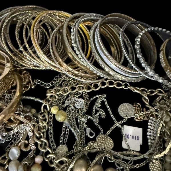 Modern Costume Jewelry Bulk Jewelry Curated Lot Necklaces Bracelets Bangles Rese - Thumbnail 5