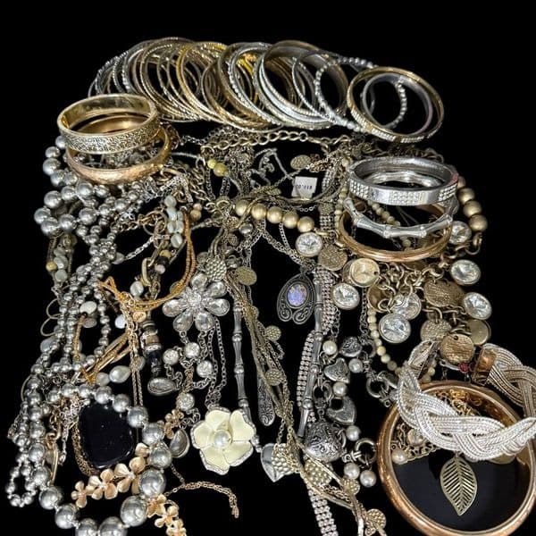 Modern Costume Jewelry Bulk Jewelry Curated Lot Necklaces Bracelets Bangles Rese - Image 1