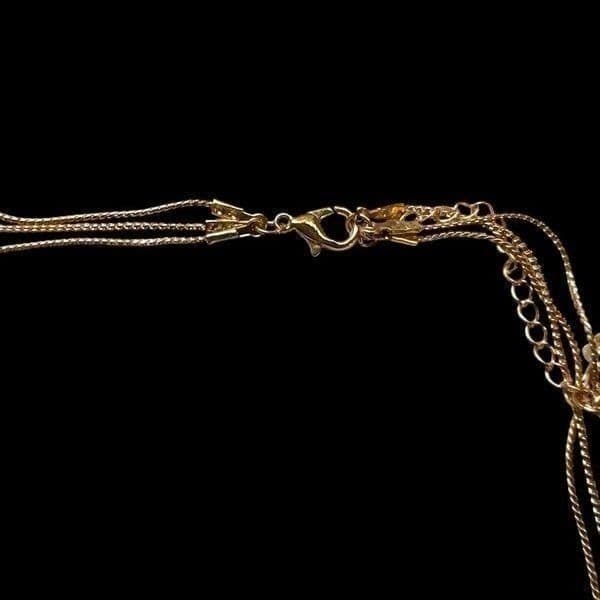 BETSY JOHNSON Jewelry Gold Pjnk Blue Green Sequin Rhinestone Heart Embellished F - Thumbnail 10