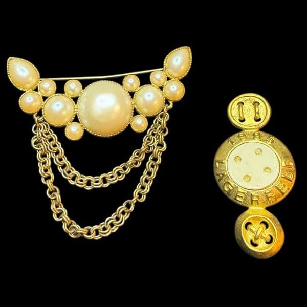 Vintage Designer Costume Jewelry Luxury Lot Trifari Hattie Carnegie Karl Lagerfe - Thumbnail 2