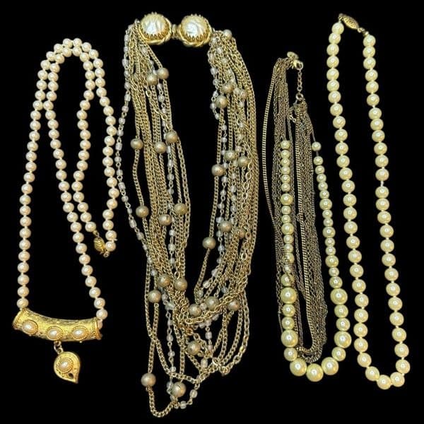 Vintage Designer Costume Jewelry Luxury Lot Trifari Hattie Carnegie Karl Lagerfe - Thumbnail 10