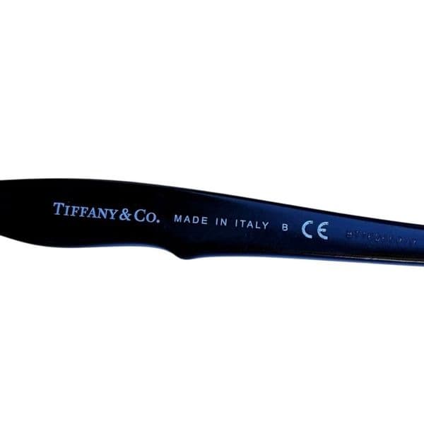 TIFFANY & CO. Prescription Glasses & Case TF 2115 8055 Black Blue Cat Eye Eyegla - Thumbnail 7
