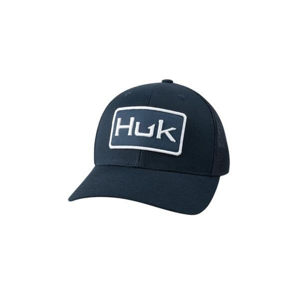 NEW HUK Fishing Hat Classic Logo SnapBack Trucker Hat Performance Mid Profile 3D - Image 1