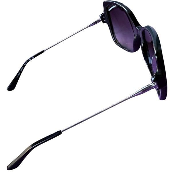 TORY BURCH Sunglasses TY 7094 Black Silver Cat Eye Squares Sunglasses 56[]18 135 - Thumbnail 8