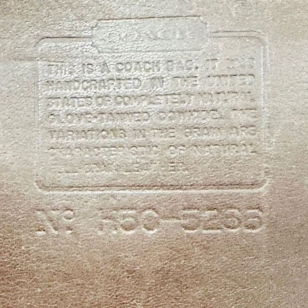 COACH Vintage Coach Circa 1995 USA 5266 Beekman Briefcase Brown Leather Shoulder - Thumbnail 2