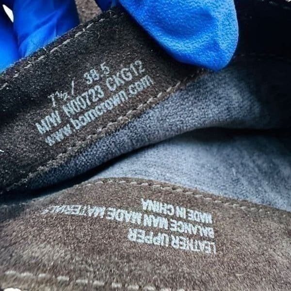 BORN CROWN Dark Brown Genuine Suede Leather Over The Knee Riding Boots Shoes Siz - Thumbnail 3