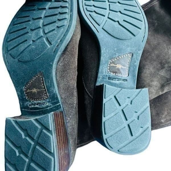 BORN CROWN Dark Brown Genuine Suede Leather Over The Knee Riding Boots Shoes Siz - Thumbnail 4