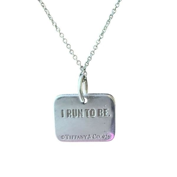 TIFFANY & CO. Jewelry NIKE Womens Marathon Pendant Necklace T&Co. Necklaces Ster - Thumbnail 2