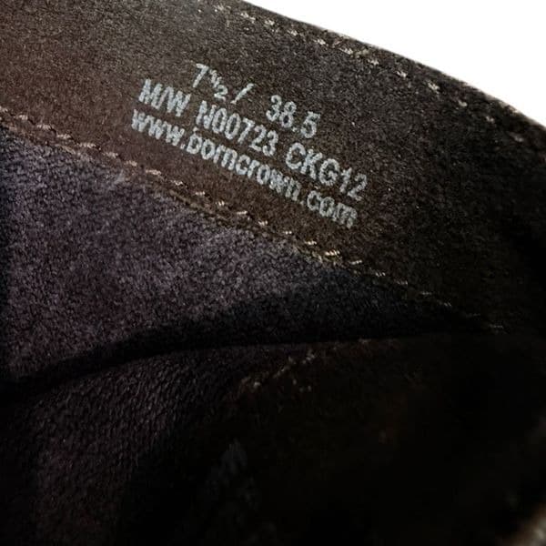 BORN CROWN Cricket Suede Boots Brown Leather Boots Tall Knee High Riding Boots S - Thumbnail 3