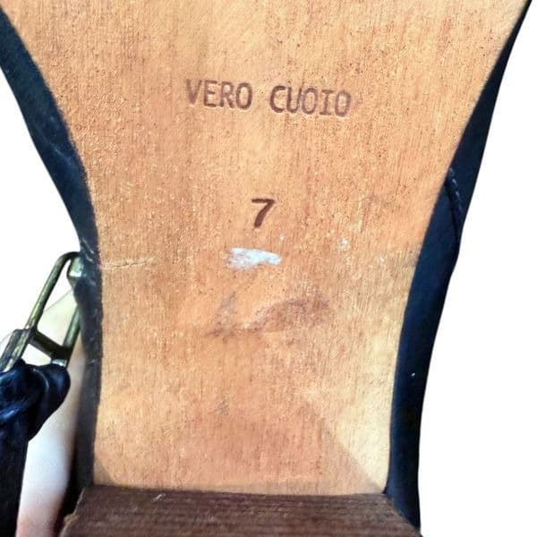 POUR LA VICTOIRE Victorella Dark Brown Leather Over The Knee Boots Shoes Zipper - Thumbnail 9