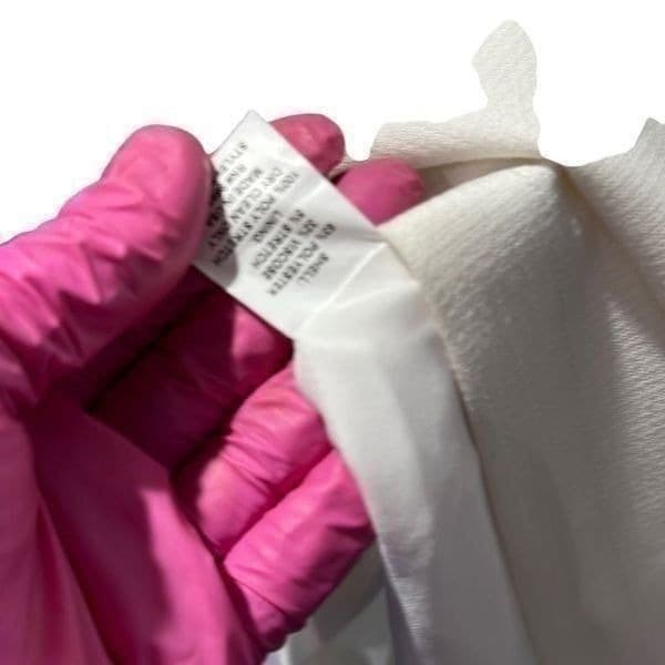 SHOSHANNA Nuri Stretch White Sheath Shift Cocktail Party Dress Made in USA Size - Thumbnail 3