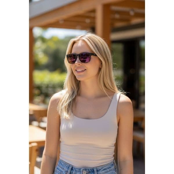 OAKLEY Holbrook OO9102-B7 Unisex Sunglasses Woodgrain Frame Prizm Daily Polarize - Image 1