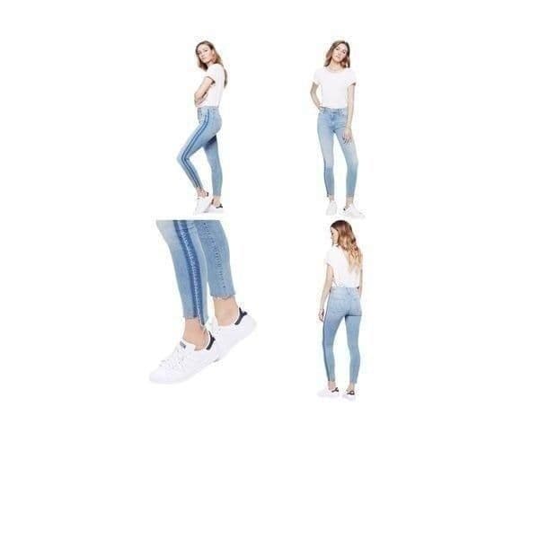 MOTHER Denim Pants Jeans ANTHROPOLOGIE $228 Retail The Stunner Zip Ankle Step Fr - Thumbnail 10