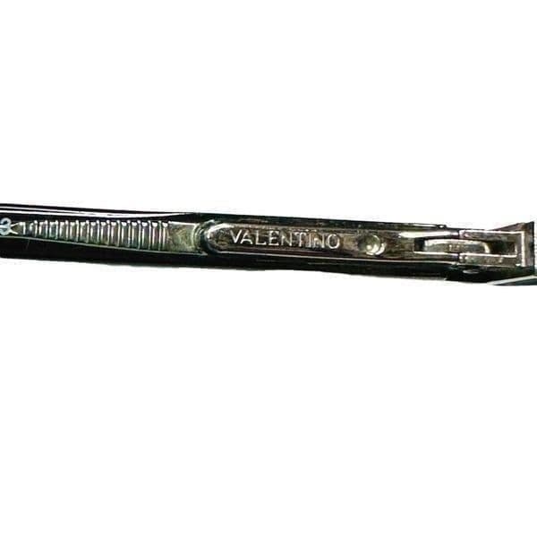 Valentino Unisex Eyeglasses Rectangle Frame Full Black Rim Eyewear With Case - Thumbnail 8