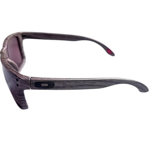 OAKLEY Holbrook OO9102-B7 Unisex Sunglasses Woodgrain Frame Prizm Daily Polarize - Thumbnail 3
