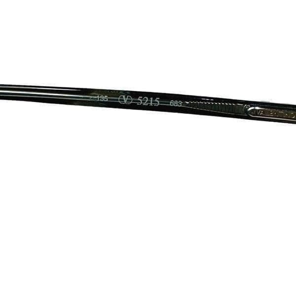 Valentino Unisex Eyeglasses Rectangle Frame Full Black Rim Eyewear With Case - Thumbnail 7