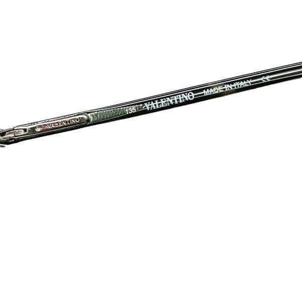 Valentino Unisex Eyeglasses Rectangle Frame Full Black Rim Eyewear With Case - Thumbnail 6