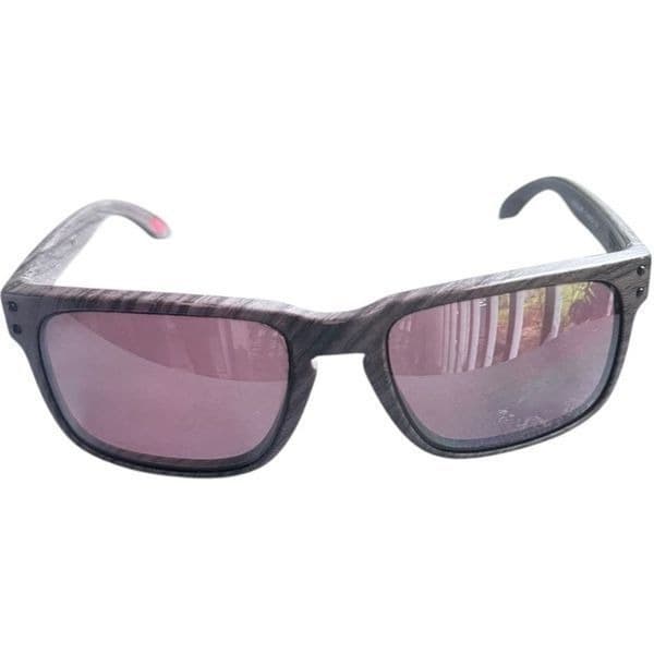 OAKLEY Holbrook OO9102-B7 Unisex Sunglasses Woodgrain Frame Prizm Daily Polarize - Thumbnail 7