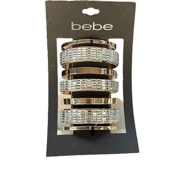 Bebe Womens Cuff Bracelet Elegant Gold Plated NWT - Image 1