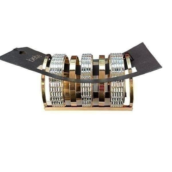 Bebe Womens Cuff Bracelet Elegant Gold Plated NWT - Thumbnail 3