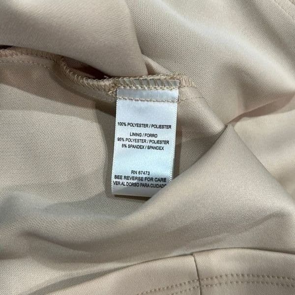 J. TAYLOR *NWT* Black Beige Shimmer Metallic Eyelash Fit and Flare Soft Textured - Thumbnail 8