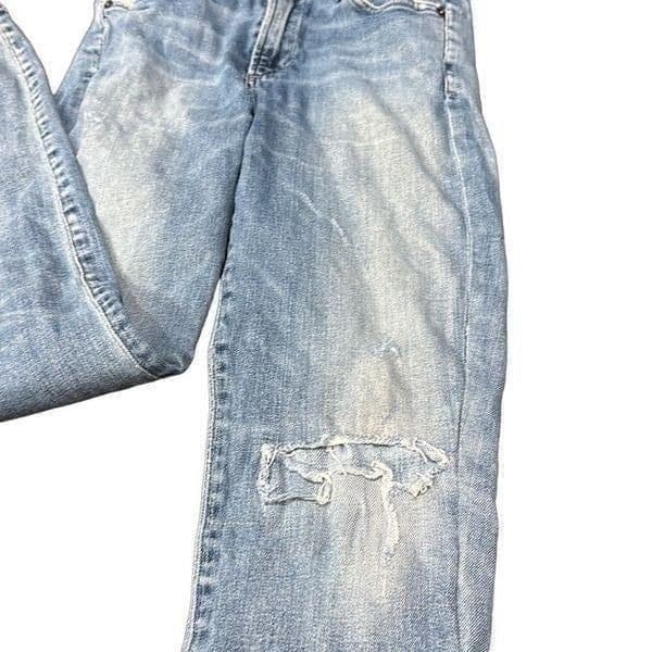 COH CITIZENS OF HUMANITY Premium Vintage Rocket Crop High Rise Skinny Jeans Dist - Thumbnail 5