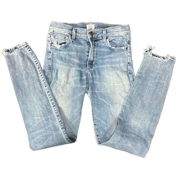 COH CITIZENS OF HUMANITY Premium Vintage Rocket Crop High Rise Skinny Jeans Dist - Thumbnail 8