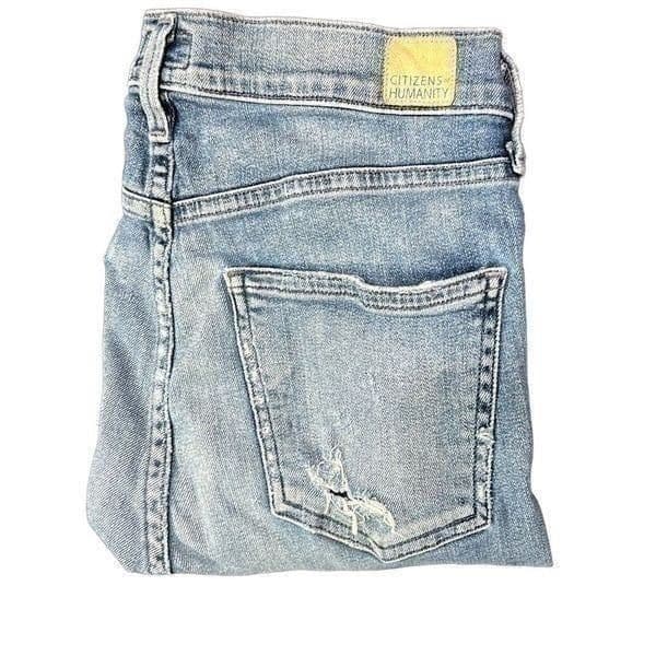 COH CITIZENS OF HUMANITY Premium Vintage Rocket Crop High Rise Skinny Jeans Dist - Image 1