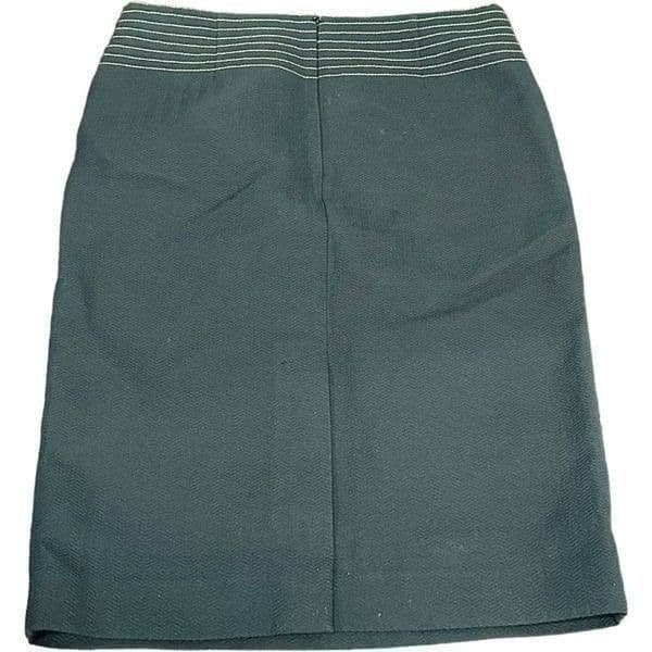 ROBERTO CAVALLI Black Gold Pencil Skirt Mini Skirt Made In Italy Size 8 - Thumbnail 2