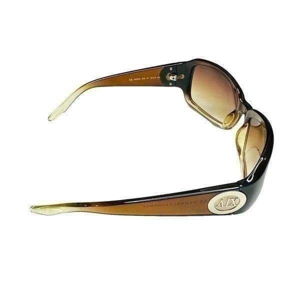 ARMANI EXCHANGE AX062/S Womens Sunglasses Square Frame Gradient Lenses Brown Wit - Thumbnail 3