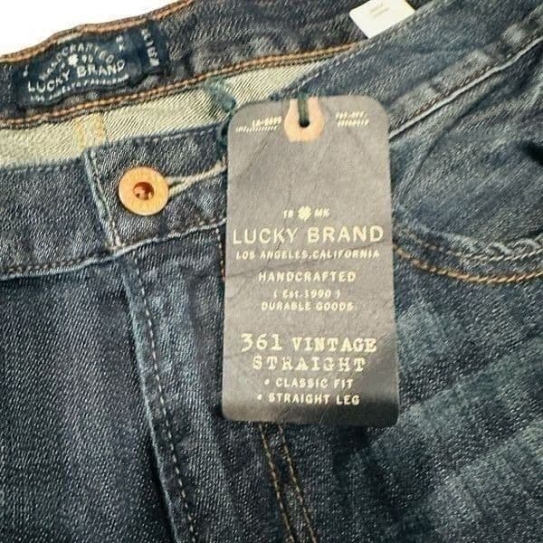 LUCKY BRAND Denim Blue Jeans 361 Vintage Straight Classic Fit Straight Leg NWT S - Thumbnail 9