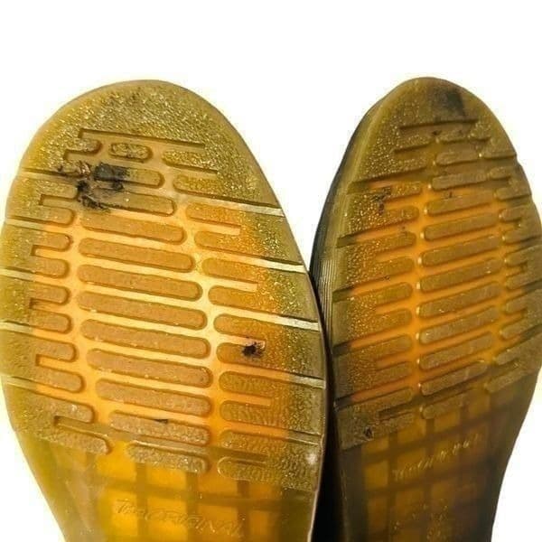 DR. MARTENS The Original Black Lace Up Classic Leather Combat Boots Men’s Size 9 - Thumbnail 5