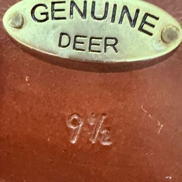 ALAN PAYNE Genuine Exotic Deerskin Shoes Penny Loafers Brown Vero Cuoio Leather - Thumbnail 7