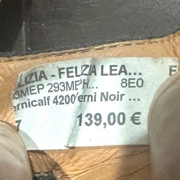 MEPHISTO Mobils Air-Relax Felizia Black Patent Leather Rhinestone Velcro Wedge S - Thumbnail 5