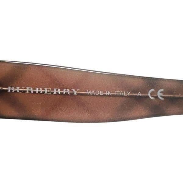 BURBERRY Shield Sunglasses B3043 Plaid Designer Luxury Sunglasses Serial Number - Thumbnail 5